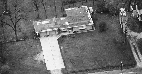 Vintage Aerial photo from 1984 in Wayne County, MI