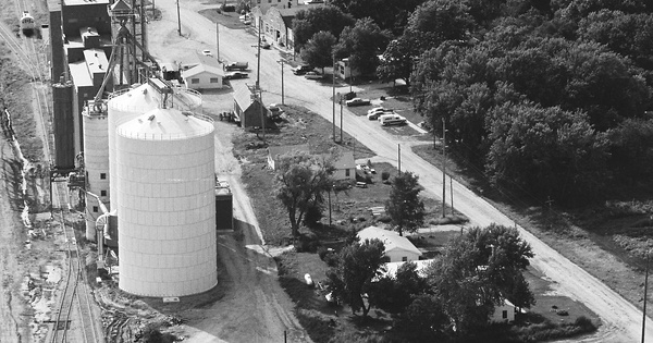 Vintage Aerial photo from 1980 in Faribault County, MN