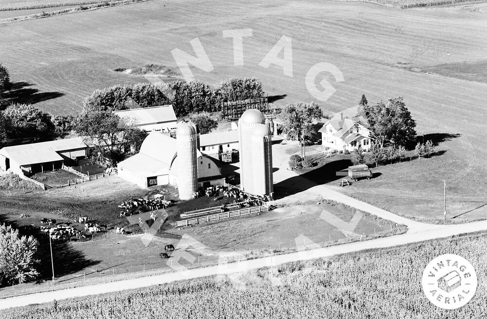 Vintage Aerial Minnesota Carver County 1971 4HCA20