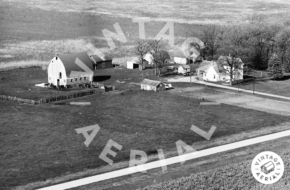 Vintage Aerial Minnesota Fillmore County 1968 36CFI3