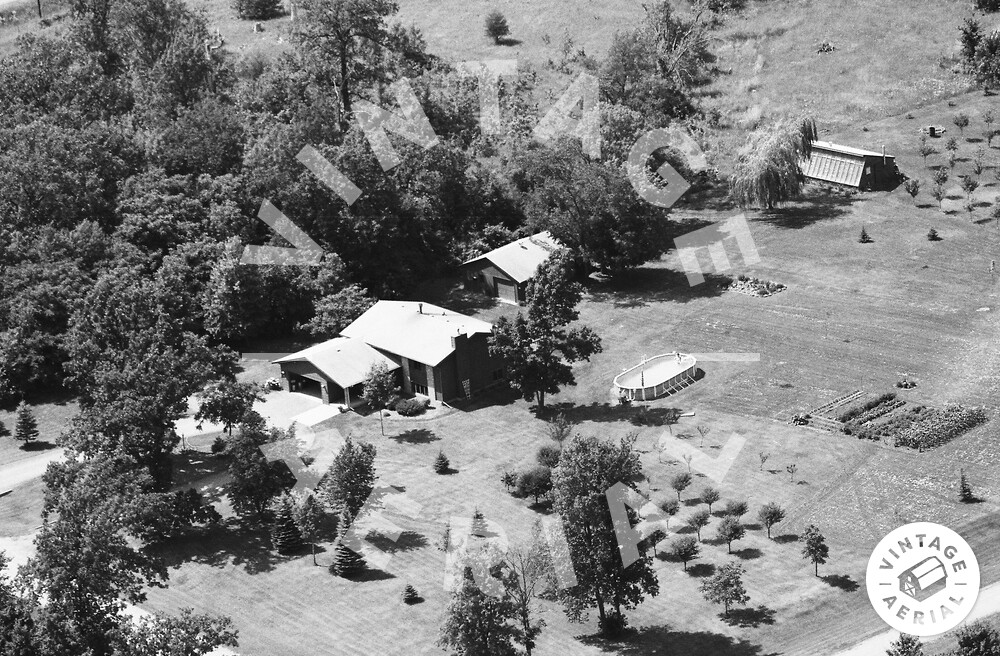 Vintage Aerial Minnesota Carver County 1987 76SCR5