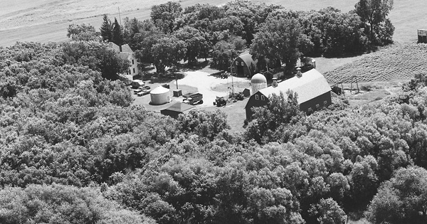 Vintage Aerial photo from 1978 in Kandiyohi County, MN