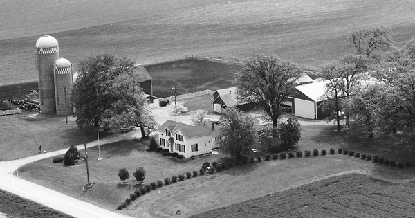 Vintage Aerial photo from 1988 in Goodhue County, MN