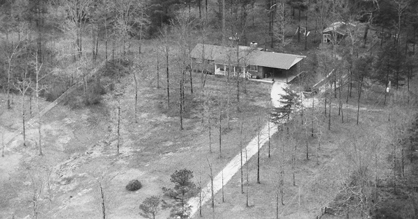 Vintage Aerial photo from 1983 in Morgan County, AL