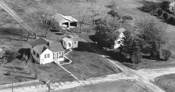 Vintage Aerial photo from 1982 in Westmoreland County, VA