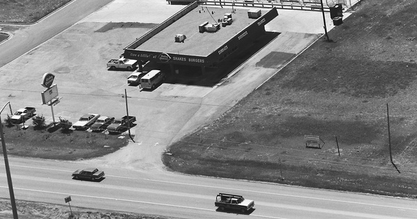 Vintage Aerial photo from 1988 in Dallas County, TX