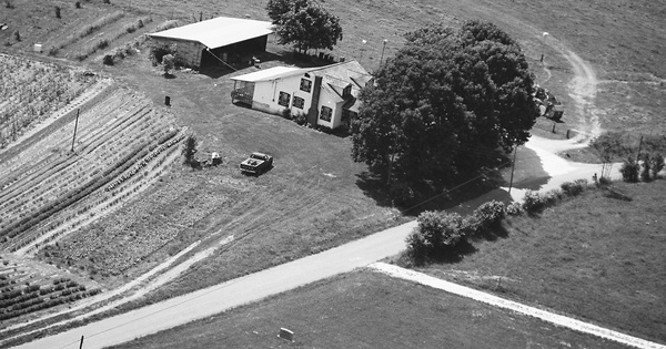 Vintage Aerial photo from 1993 in White County, TN