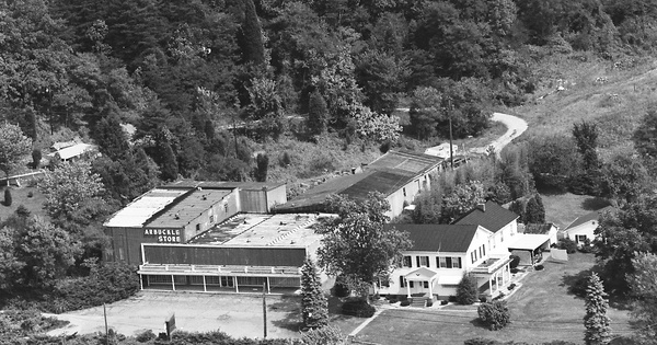 Vintage Aerial photo from 1986 in Mason County, WV