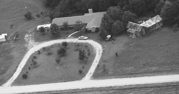 Vintage Aerial photo from 1993 in Bell County, TX