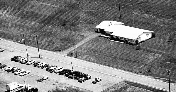Vintage Aerial photo from -1986 in Northumberland County, PA