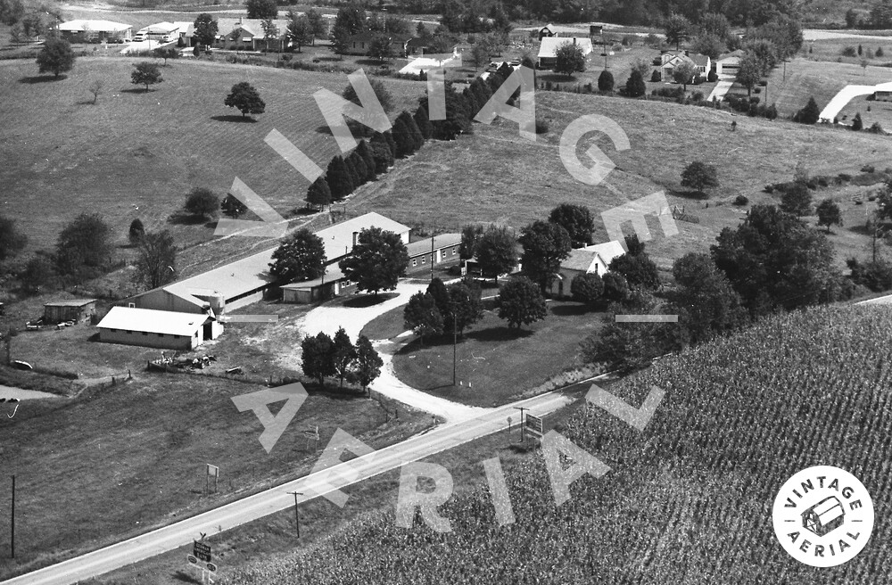 Vintage Aerial Indiana Dubois County 1973 5TDU1
