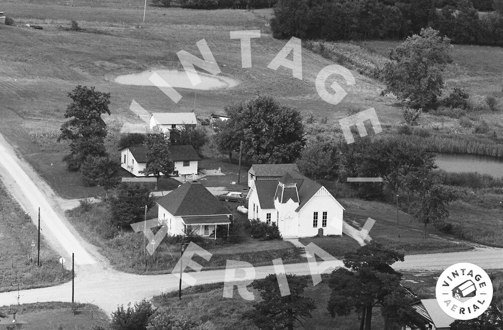 Vintage Aerial Missouri Linn County 1979 42ELI10