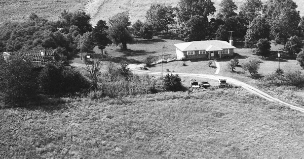Vintage Aerial photo from 1992 in Moniteau County, MO