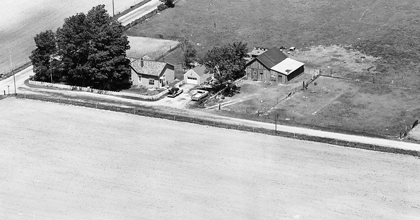 Vintage Aerial photo from 1964 in Cass County, IN