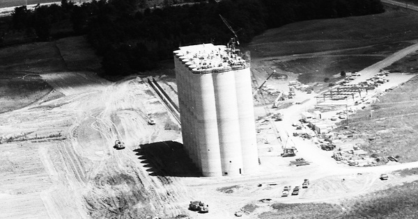 Vintage Aerial photo from 1974 in Cass County, IN
