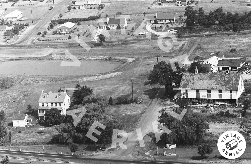 Vintage Aerial Pennsylvania Dauphin County 1966 24DDA16