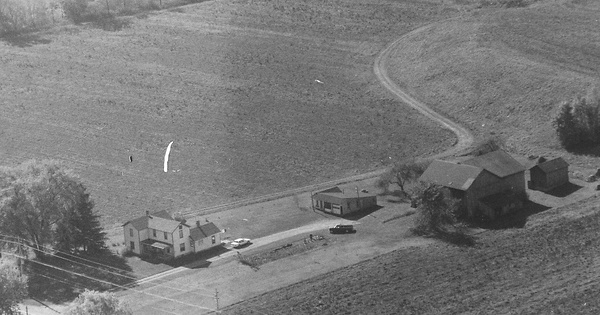 Vintage Aerial photo from 1995 in Erie County, PA