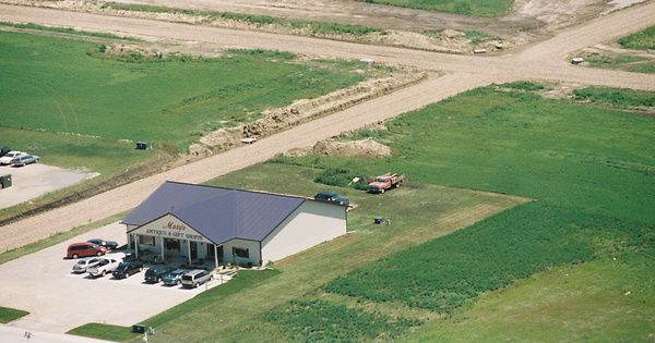 Vintage Aerial photo from 1998 in Dickinson County, IA