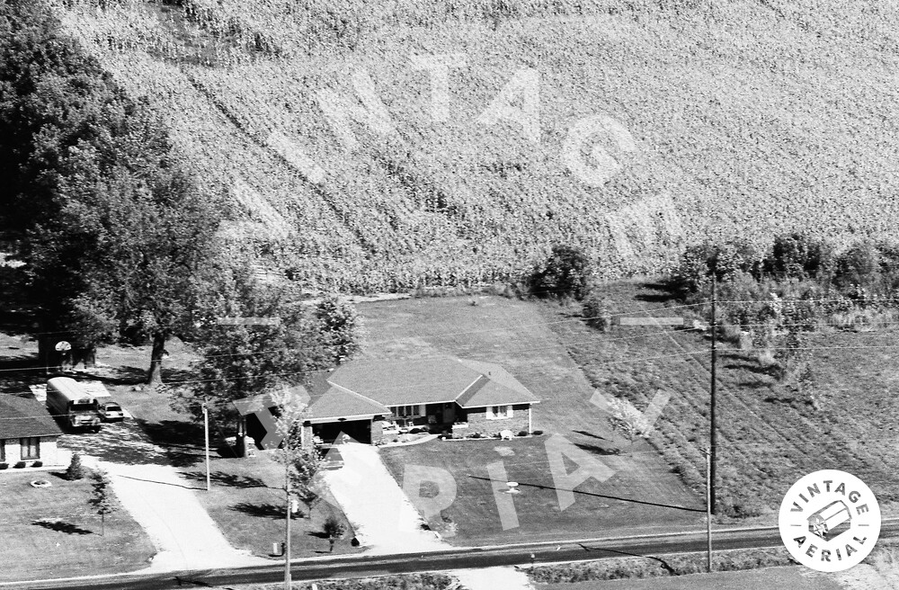 Vintage Aerial Indiana Hendricks County 1983 102XHE12