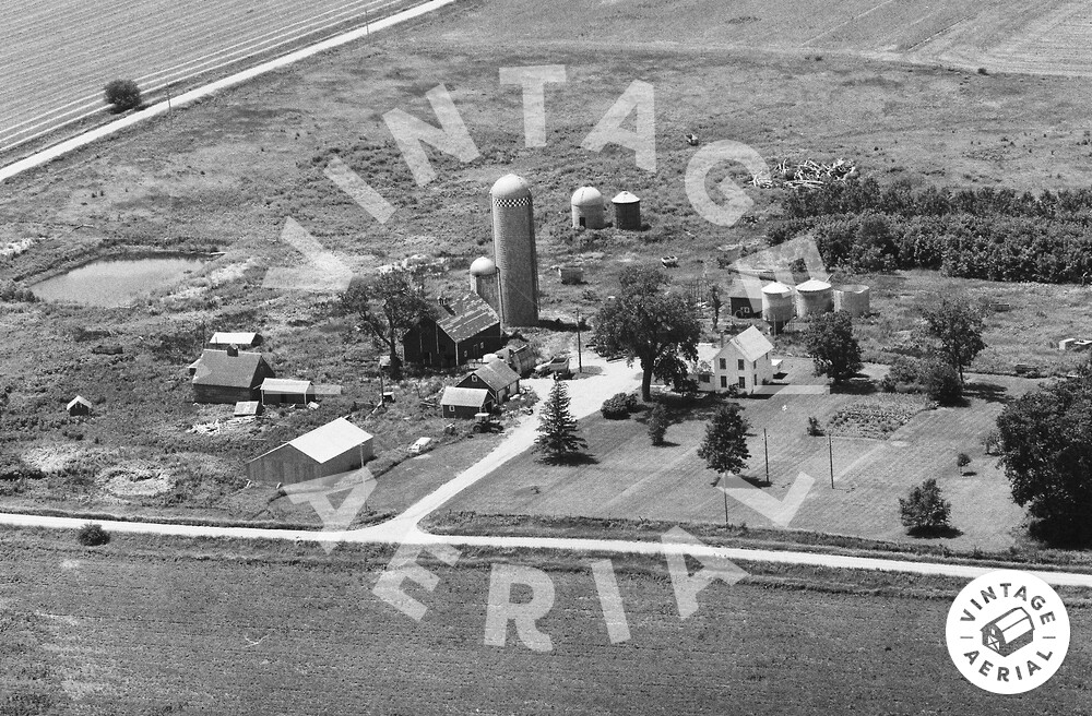 Vintage Aerial Minnesota Nobles County 1983 72GNB12