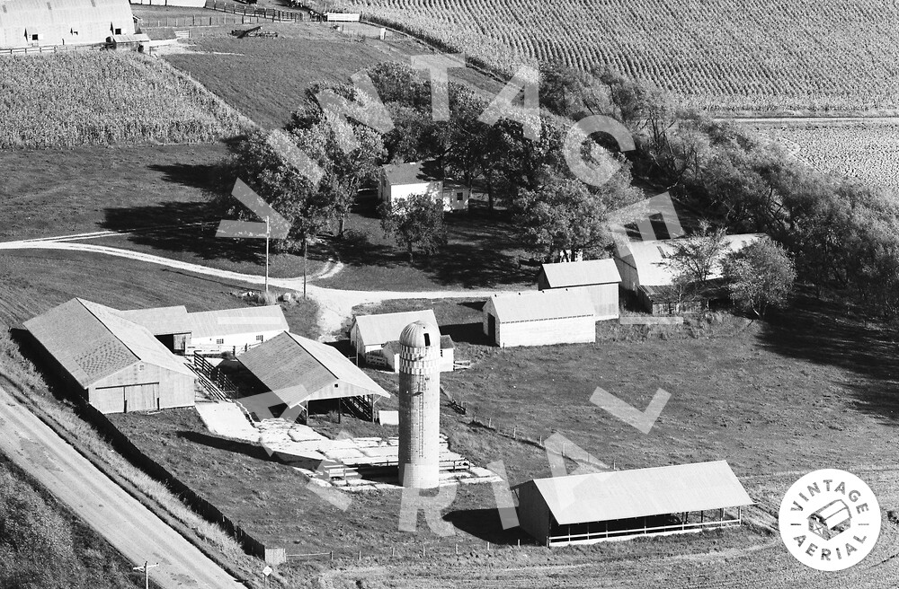 Vintage Aerial Minnesota Olmsted County 1973 27EOL7