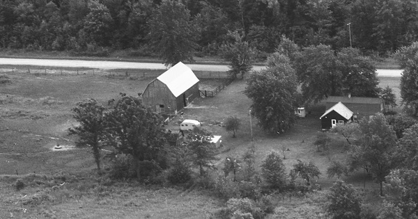 Vintage Aerial photo from 1973 in St. Clair County, MI