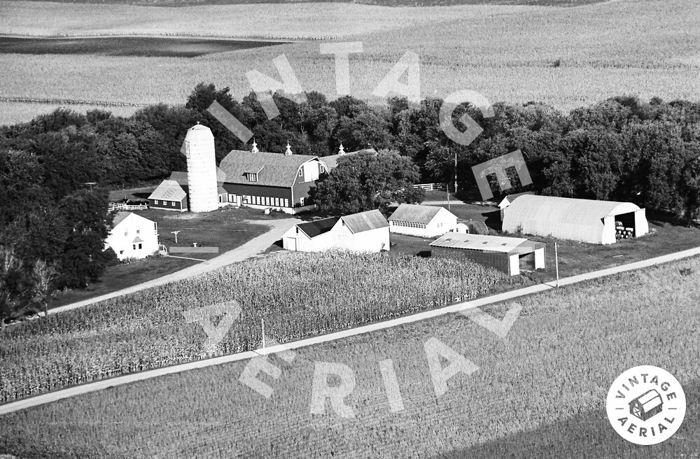 Vintage Aerial Minnesota Kandiyohi County 1967 1MKA26