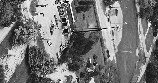 Vintage Aerial photo from 1982 in Isabella County, MI