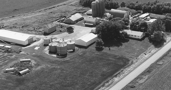 Vintage Aerial photo from 1997 in Palo Alto County, IA