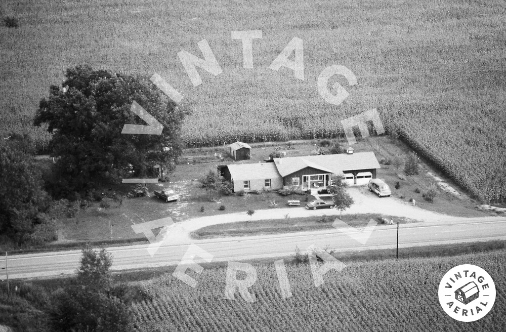 Vintage Aerial Michigan Midland County 1984 99WMI5