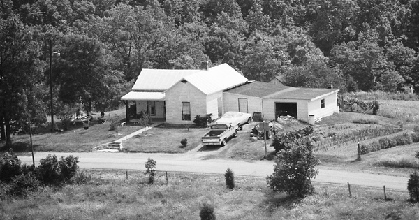 Vintage Aerial photo from 1978 in Grant County, KY