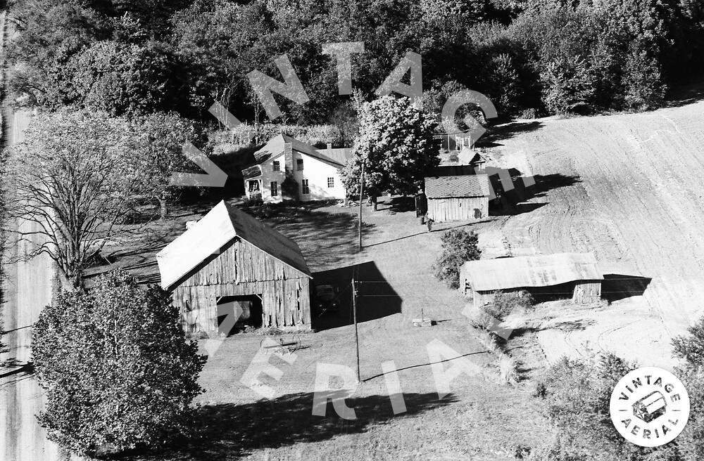 Vintage Aerial Indiana Posey County 1974 35FPO13