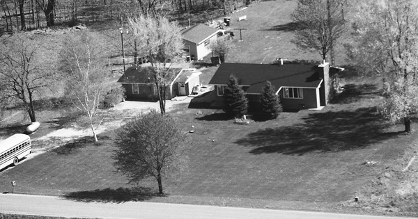 Vintage Aerial photo from 1987 in Cass County, MI