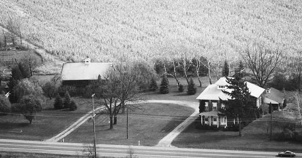 Vintage Aerial photo from 1975 in Calhoun County, MI