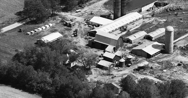 Vintage Aerial photo from 1984 in Barry County, MI