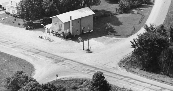 Vintage Aerial photo from 1982 in Lenawee County, MI