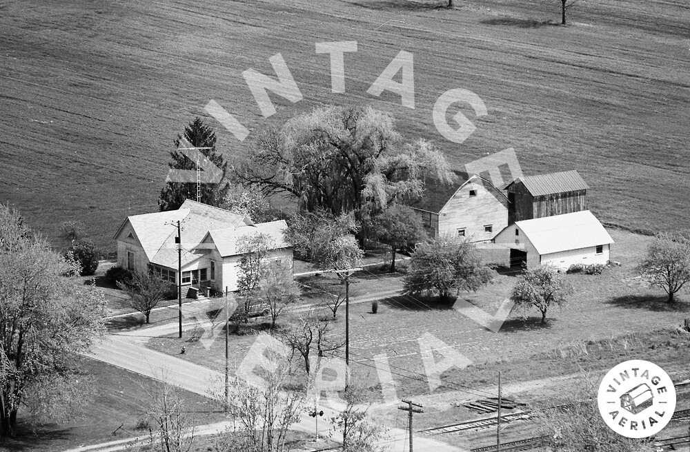 Vintage Aerial Ohio Hancock County 1981 15HHA2