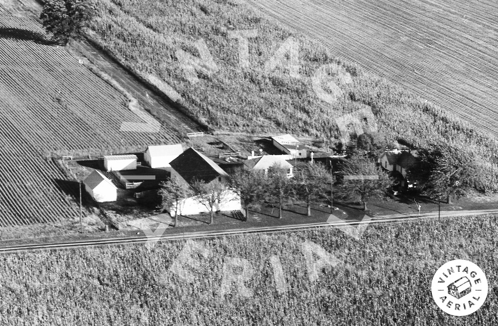 Vintage Aerial Ohio Hancock County 1973 74NHAN26