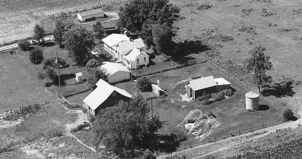 Vintage Aerial photo from 1999 in Dodge County, NE