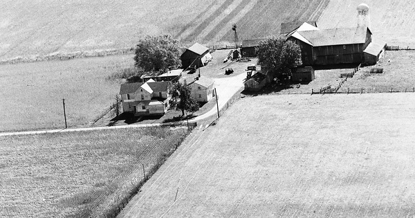 Vintage Aerial photo from 1982 in Crawford County, OH