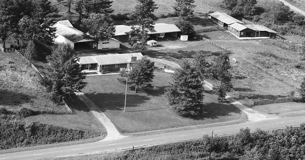 Vintage Aerial photo from 1990 in Alexander County, NC