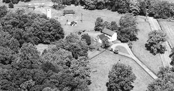 Vintage Aerial photo from 1975 in Orange County, VA