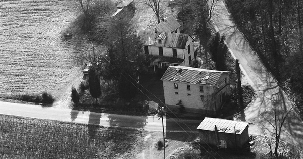 Vintage Aerial photo from 1987 in King William County, VA