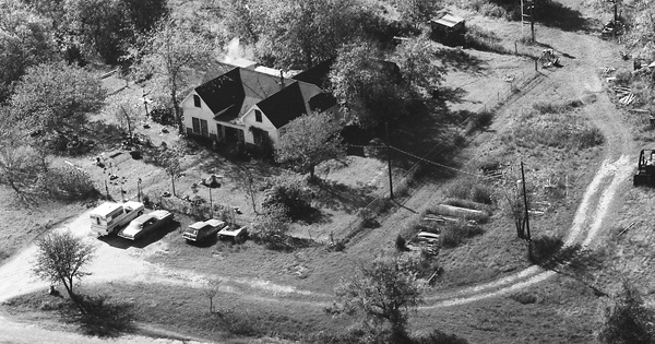 Vintage Aerial photo from 1984 in McLennan County, TX