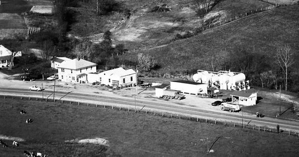 Vintage Aerial photo from 1975 in Vinton County, OH