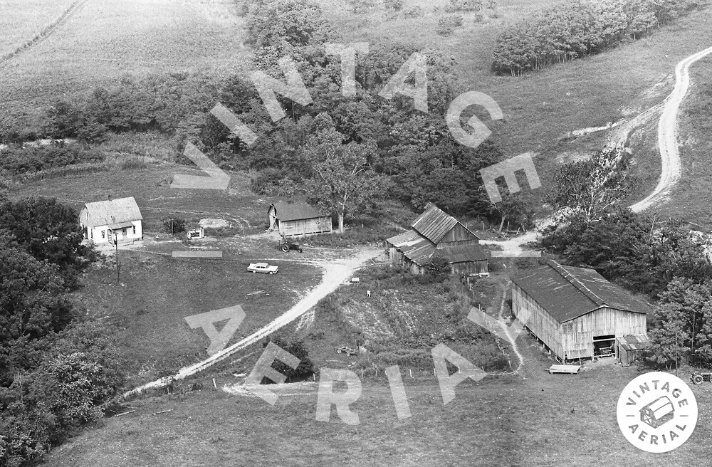 Vintage Aerial Ohio Ross County 1963 17DRO25