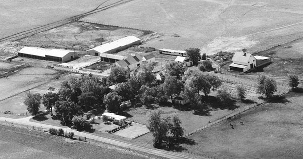 Vintage Aerial photo from 1978 in McLean County, IL