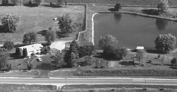 Vintage Aerial photo from 1994 in Rock Island County, IL