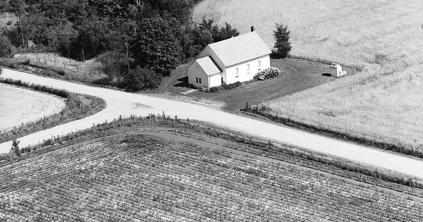 Vintage Aerial photo from 1973 in Schuyler County, IL