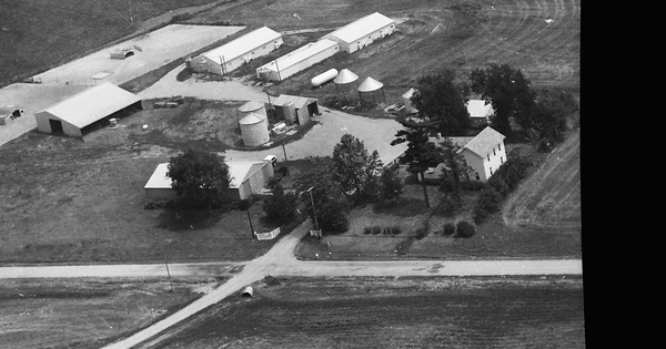 Vintage Aerial photo from 1987 in Peoria County, IL